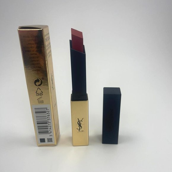 YSL The Slim Longwear Matte Lipstick 416 Psychedelic Chili BRAND NEW - Picture 3 of 3